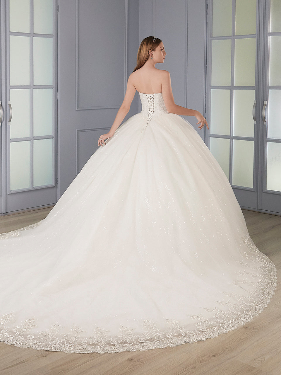 Vestido de Novia Corte Princesa en Tul